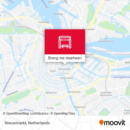 Nieuwmarkt kaart