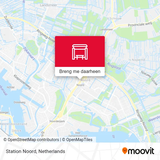 Station Noord kaart