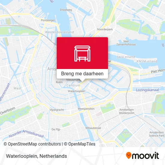 Waterlooplein kaart