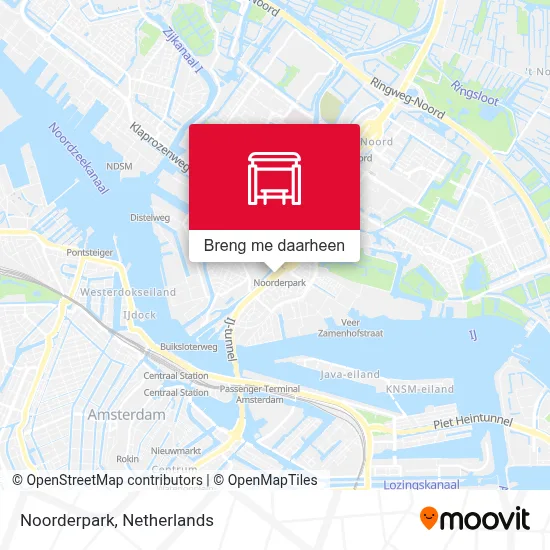 Noorderpark kaart