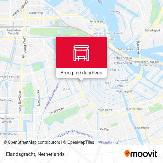 Elandsgracht kaart