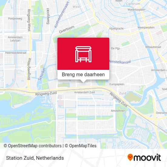 Station Zuid kaart