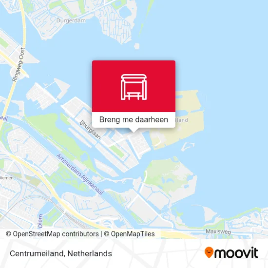 Centrumeiland kaart
