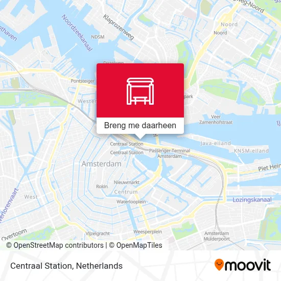 Centraal Station kaart