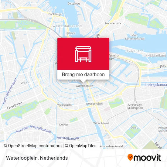Waterlooplein kaart