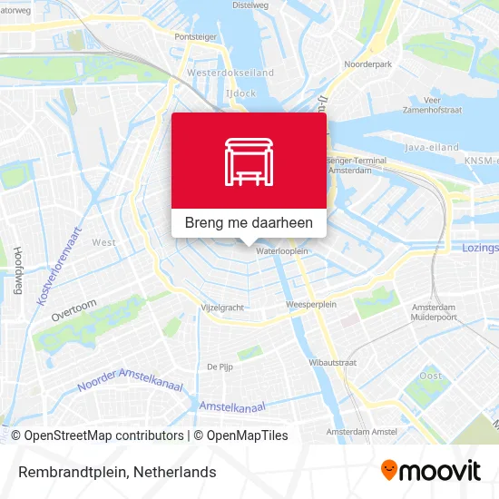 Rembrandtplein kaart
