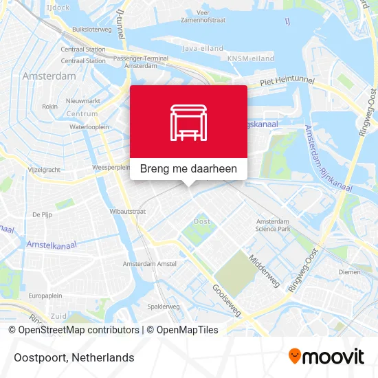 Oostpoort kaart