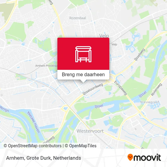 Arnhem, Grote Durk kaart