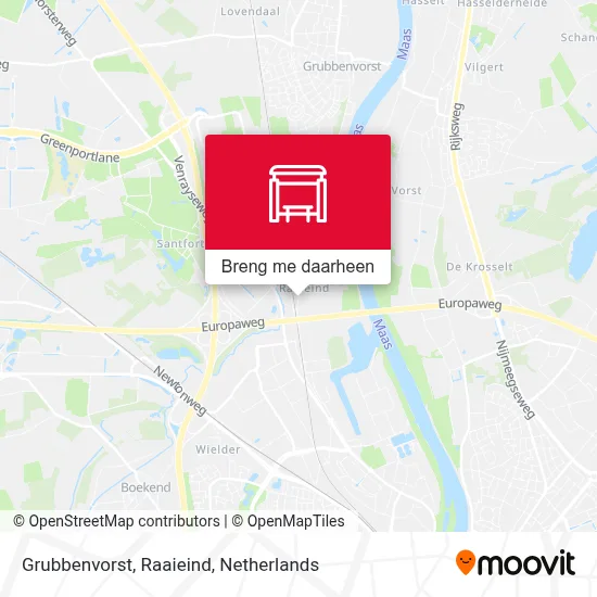 Grubbenvorst, Raaieind kaart