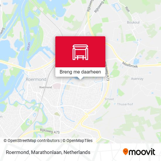 Roermond, Marathonlaan kaart