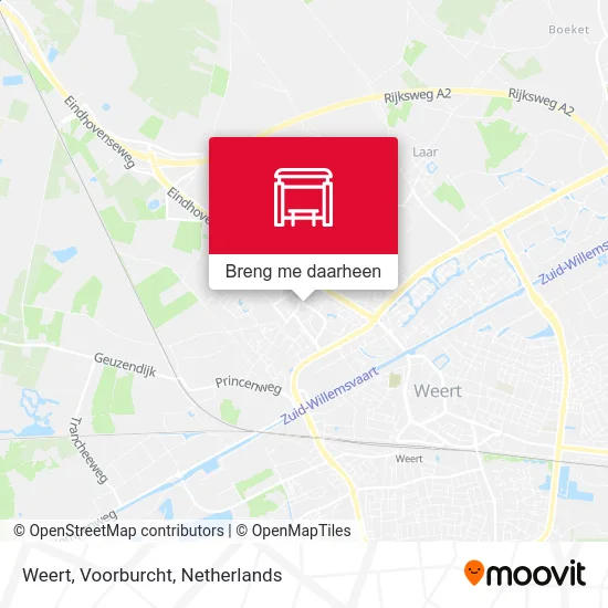 Weert, Voorburcht kaart