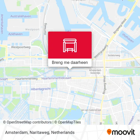 Amsterdam, Naritaweg kaart