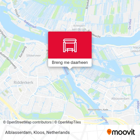 Alblasserdam, Kloos kaart