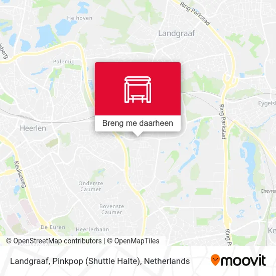 Landgraaf, Pinkpop (Shuttle Halte) kaart