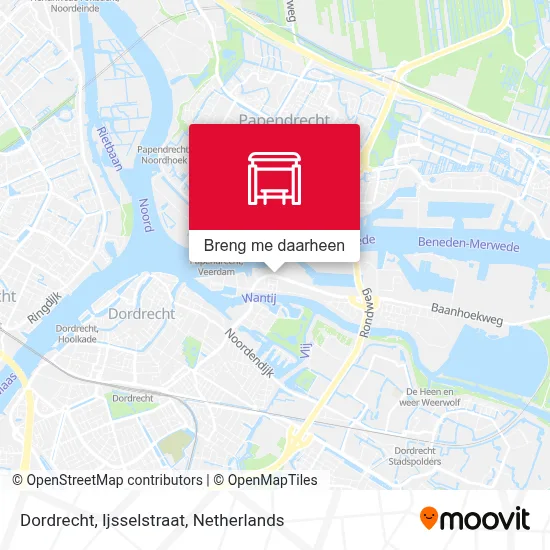 Dordrecht, Ijsselstraat kaart