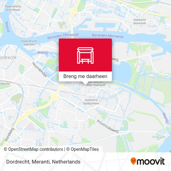 Dordrecht, Meranti kaart