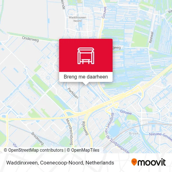 Waddinxveen, Coenecoop-Noord kaart