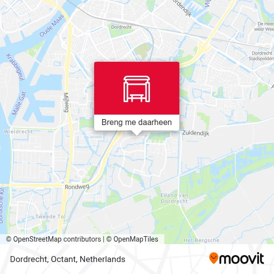 Dordrecht, Octant kaart