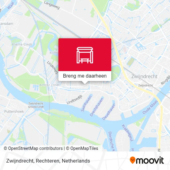 Zwijndrecht, Rechteren kaart