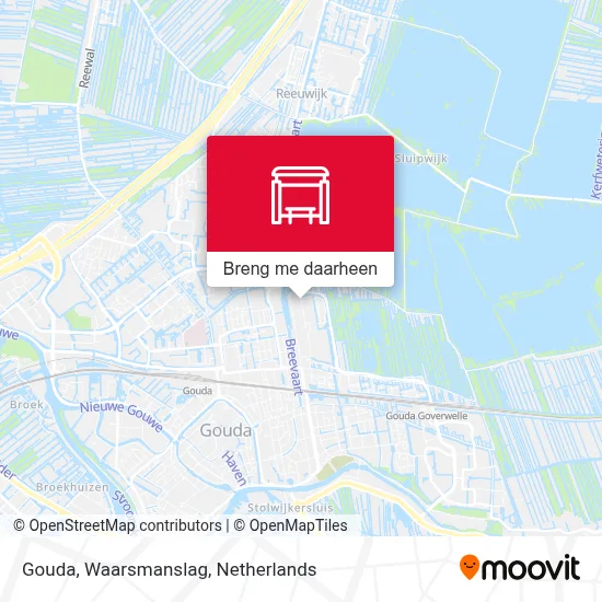 Gouda, Waarsmanslag kaart
