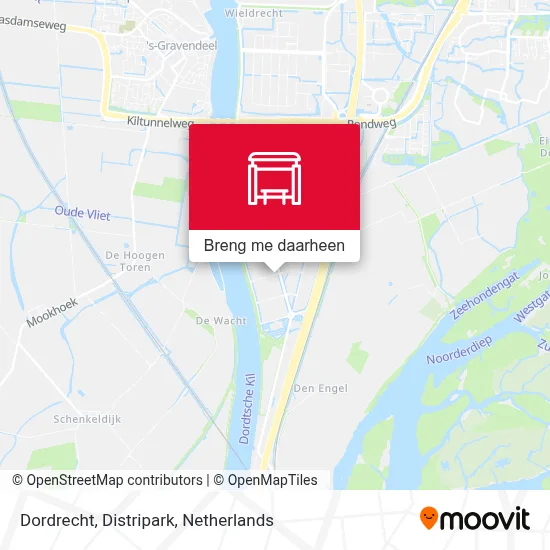 Dordrecht, Distripark kaart