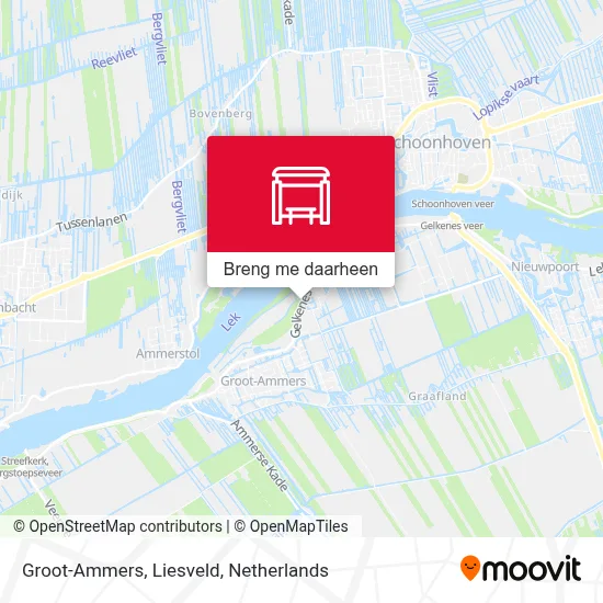 Groot-Ammers, Liesveld kaart
