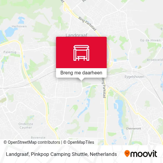 Landgraaf, Pinkpop Camping Shuttle kaart