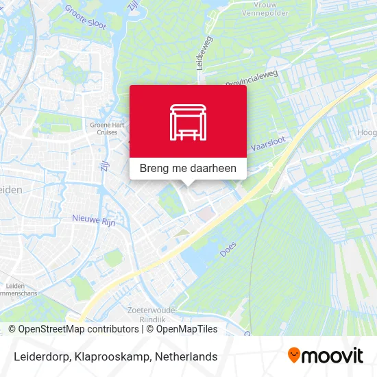 Leiderdorp, Klaprooskamp kaart