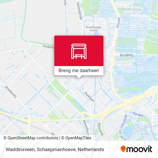 Waddinxveen, Schaepmanhoeve kaart