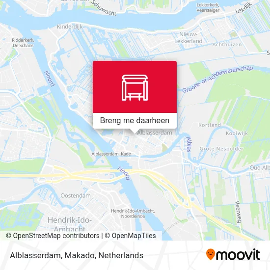 Alblasserdam, Makado kaart