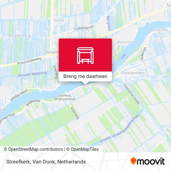 Streefkerk, Van Donk kaart