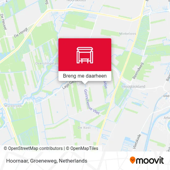 Hoornaar, Groeneweg kaart