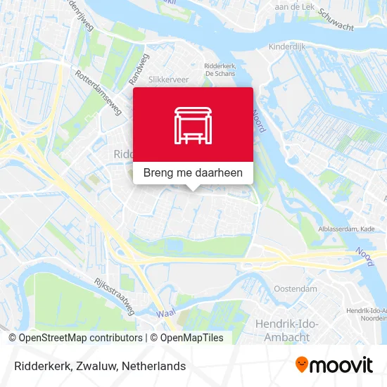Ridderkerk, Zwaluw kaart