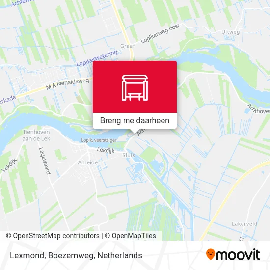 Lexmond, Boezemweg kaart