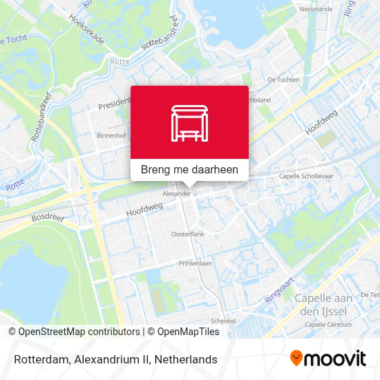 Rotterdam, Alexandrium II kaart