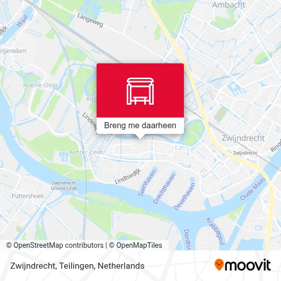 Zwijndrecht, Teilingen kaart