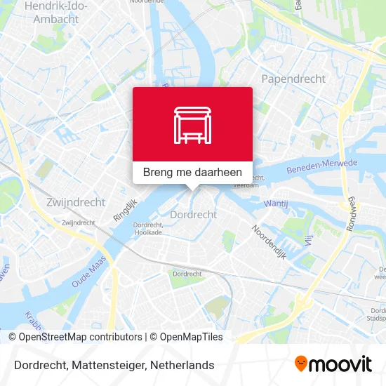 Dordrecht, Mattensteiger kaart