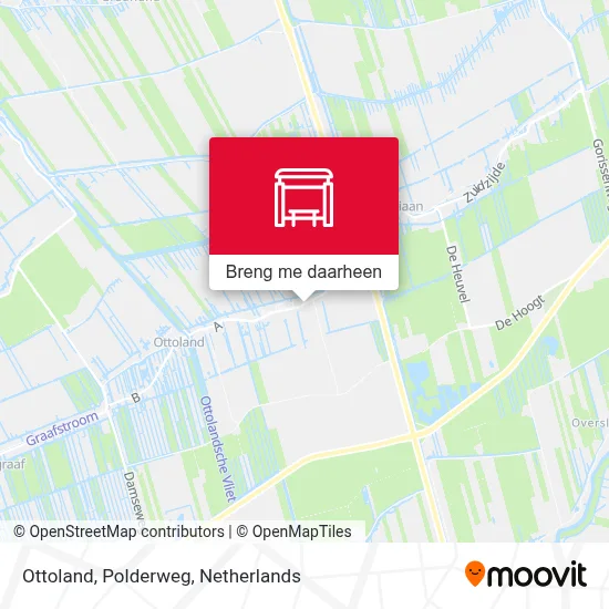 Ottoland, Polderweg kaart
