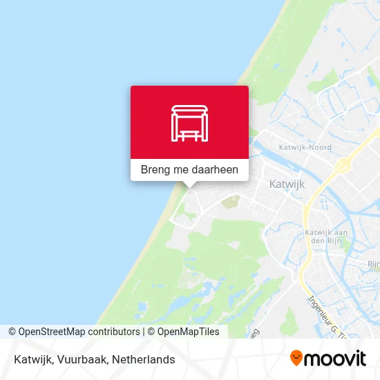 Katwijk, Vuurbaak kaart