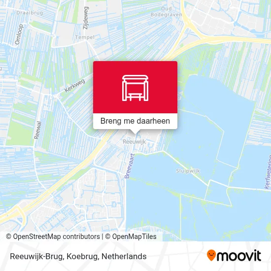 Reeuwijk-Brug, Koebrug kaart