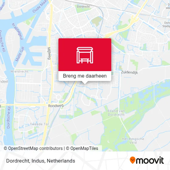 Dordrecht, Indus kaart
