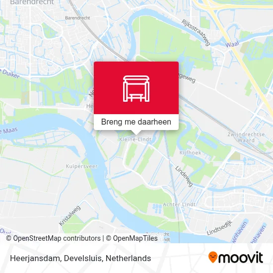 Heerjansdam, Develsluis kaart