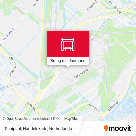 Schiphol, Handelskade kaart