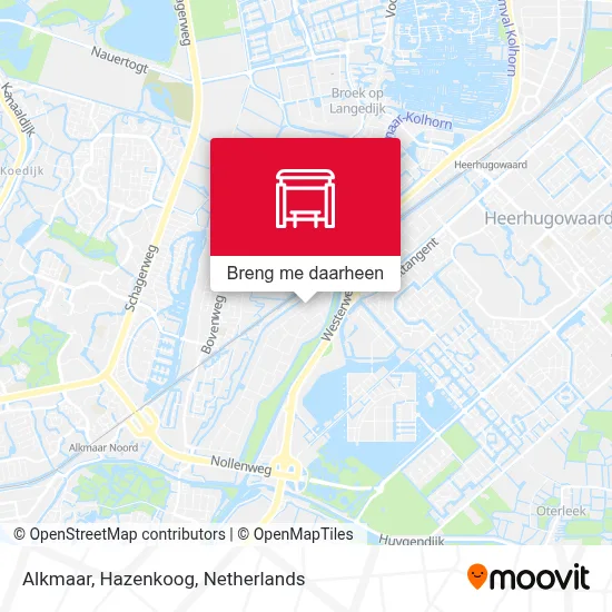 Alkmaar, Hazenkoog kaart