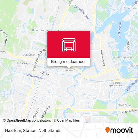 Haarlem, Station kaart
