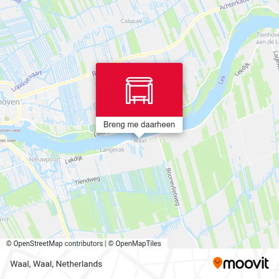 Waal, Waal kaart