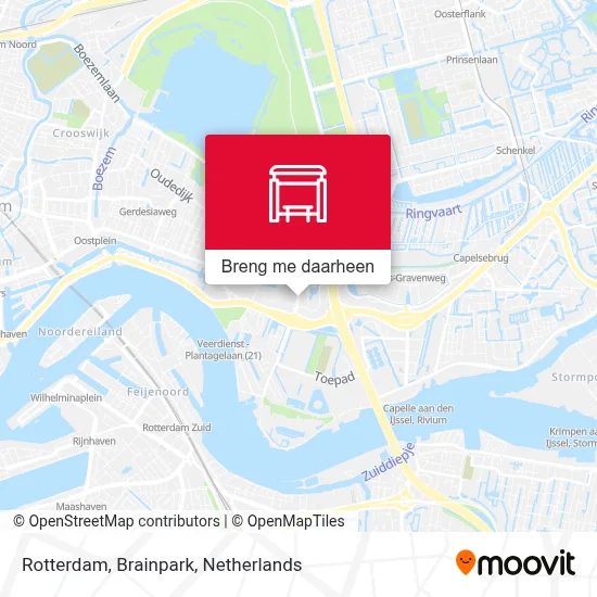 Rotterdam, Brainpark kaart