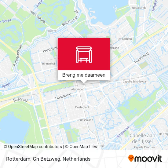 Rotterdam, Gh Betzweg kaart