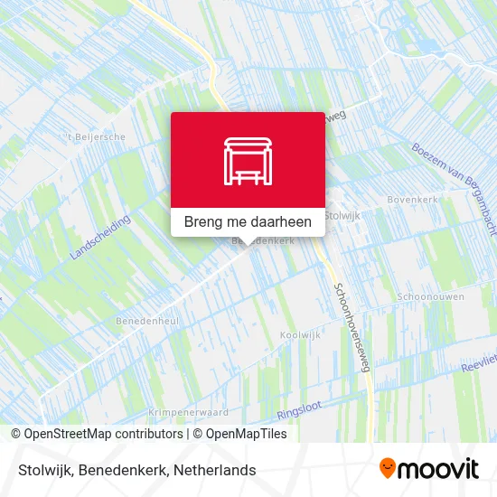 Stolwijk, Benedenkerk kaart