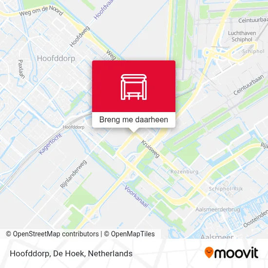 Hoofddorp, De Hoek kaart